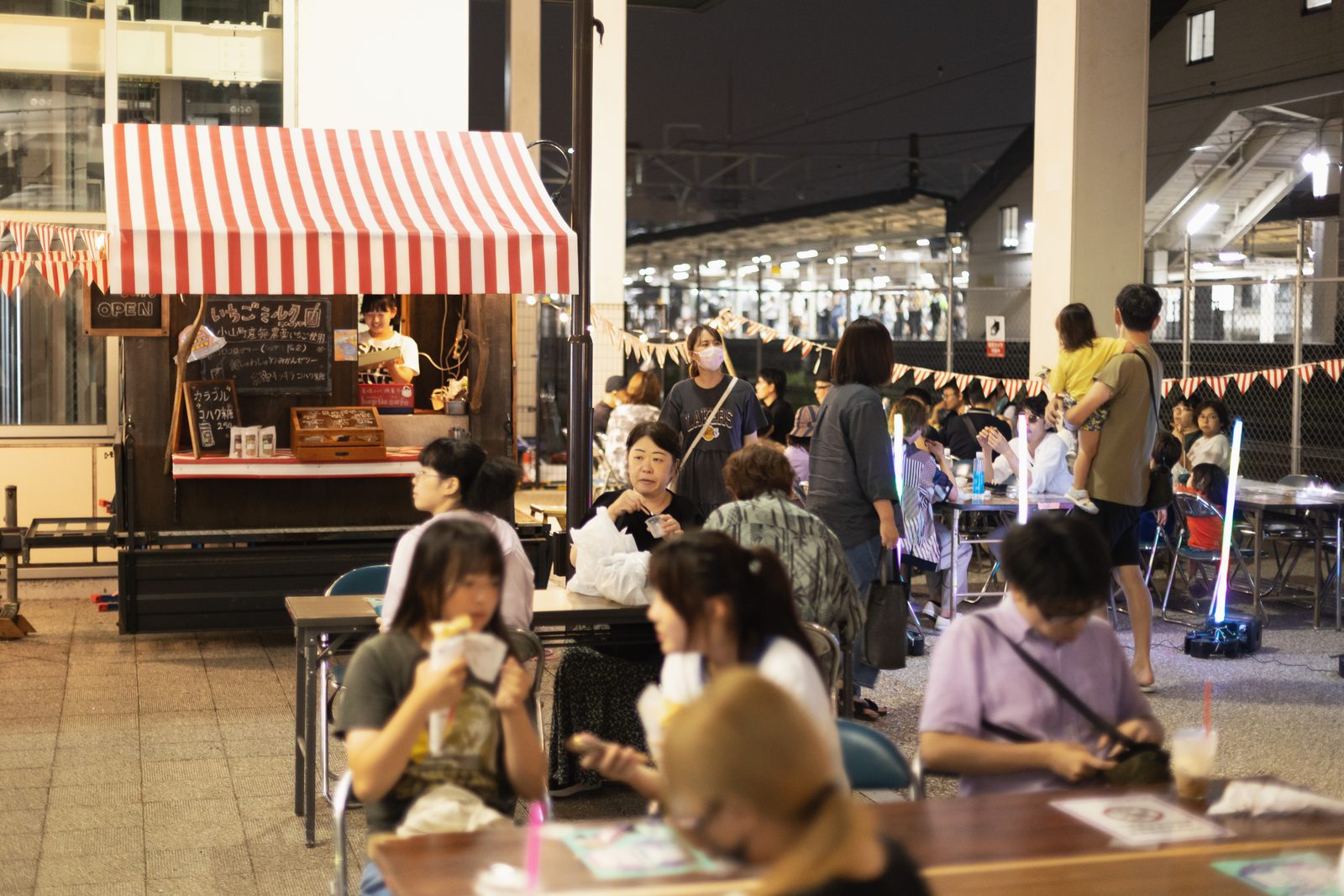 2025 しゅがミト 屋台と来場者